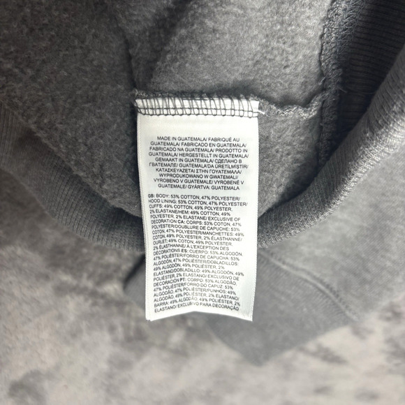 North Face Hoodie Mens XL Pullover Fleece Sweatshirt Kangaroo Pocket Outdoor - Picture 5 of 6